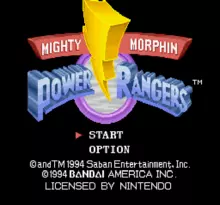 Image n° 4 - screenshots  : Mighty Morphin Power Rangers